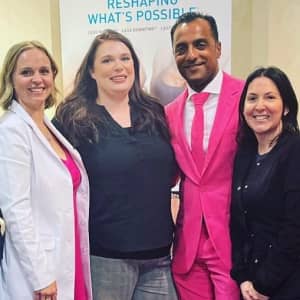 dr tarak patel with the team